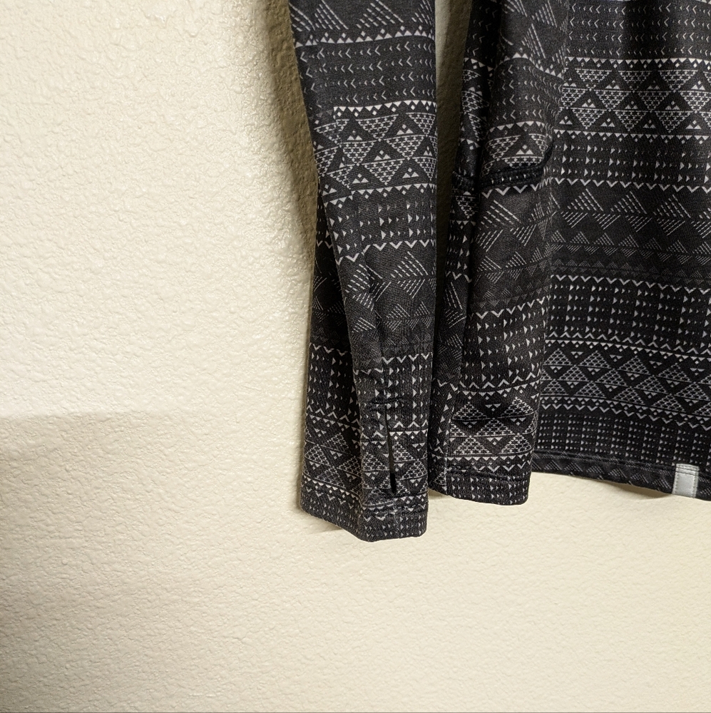 Marika Tel Dri-Wik Black Patterned Women's Hopdie Size Large - Picture 6 of 12